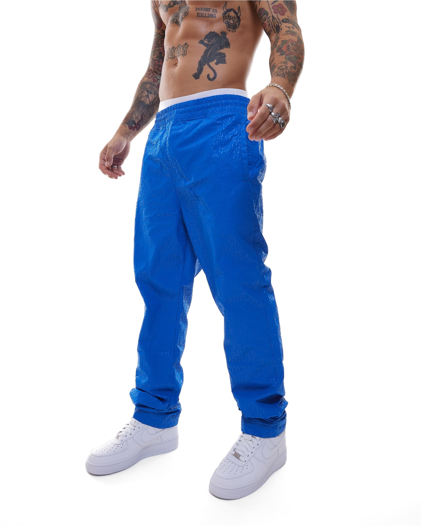 "Munigram" Pants Bleu