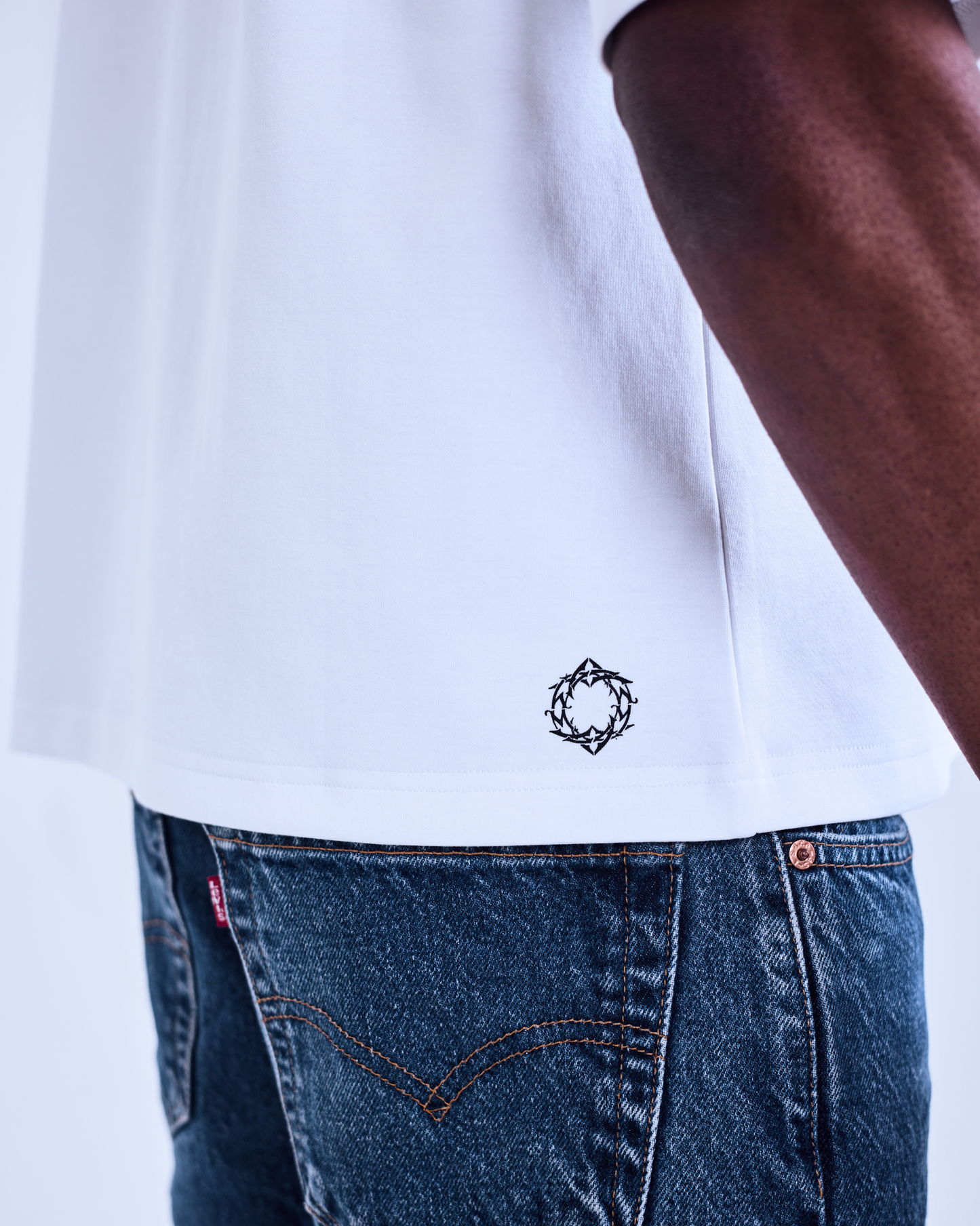 "Emblem" Classic T-Shirt ~ Orange