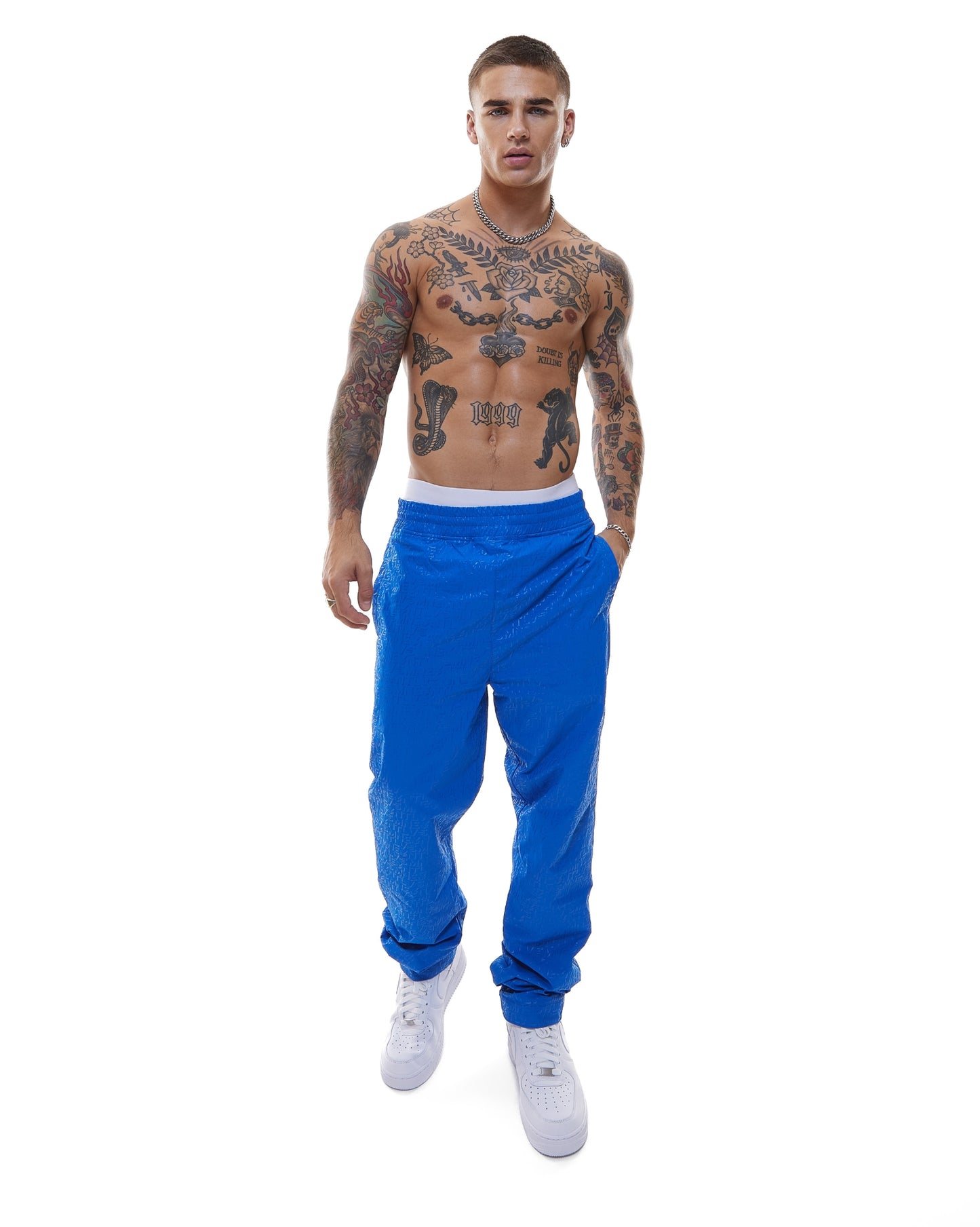 "Munigram" Pants Bleu